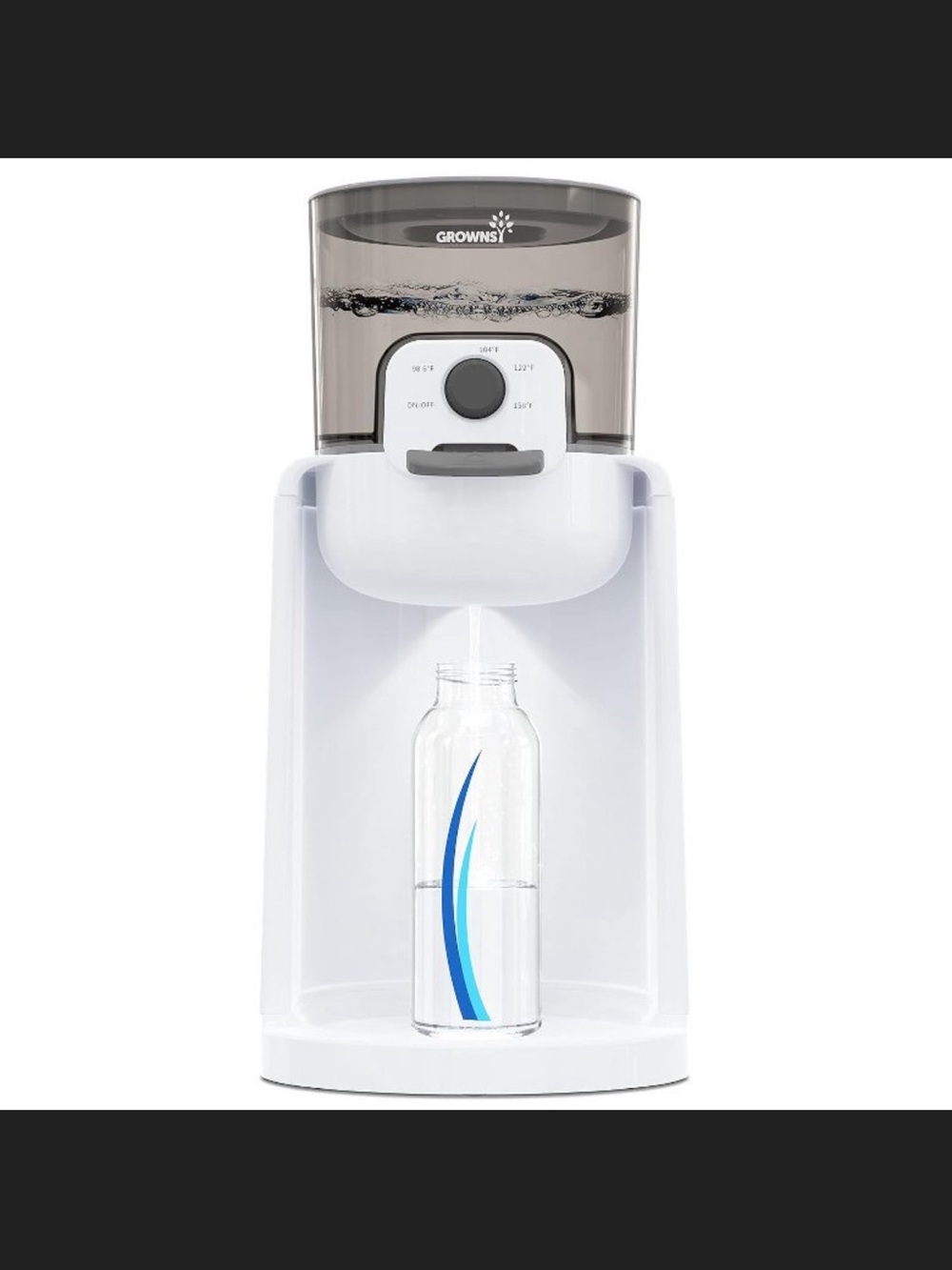 GROWNSY White & Smoke Automatic Bottle Water Dispenser
